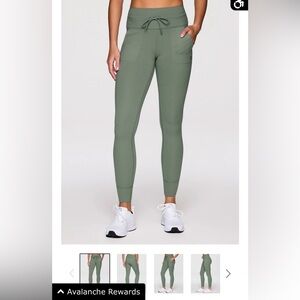 Women’s Olive Workout Joggers